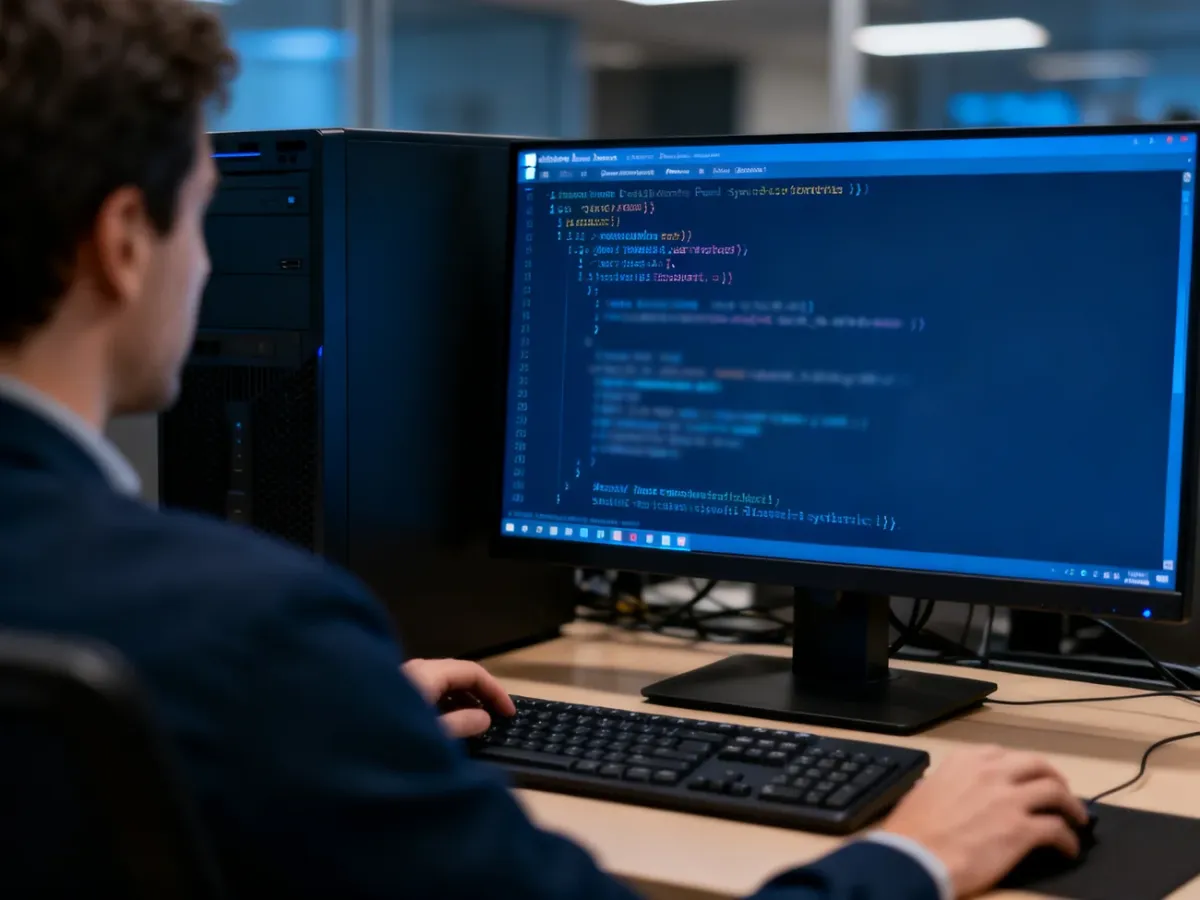 Terminal systemu Windows używany do zarządzania usługą SysMain